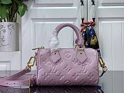 Louis Vuitton Nano Speedy Pink Bag - 1