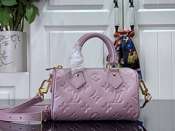 Louis Vuitton Nano Speedy Pink Bag