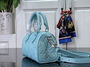 Louis Vuitton Nano Speedy Blue Pearl Bag - 5