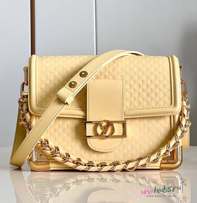 Louis Vuitton MM Dauphine Yellow M22597 Bag - 1