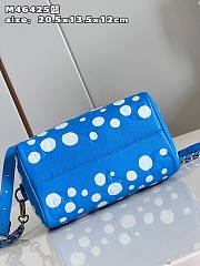 Louis Vuitton x YK Speedy Bandoulière 20 Blue Bag  - 3