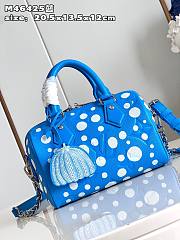 Louis Vuitton x YK Speedy Bandoulière 20 Blue Bag  - 6