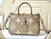 Louis Vuitton Trianon Beige Leather PM Bag - 1