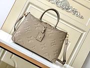 Louis Vuitton Trianon Beige Leather MM Bag - 3