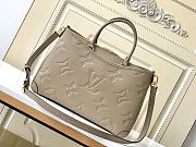 Louis Vuitton Trianon Beige Leather MM Bag - 5