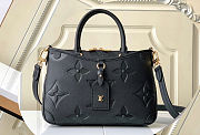 Louis Vuitton Trianon Black Leather PM Bag - 1