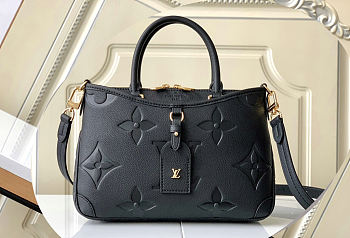 Louis Vuitton Trianon Black Leather PM Bag