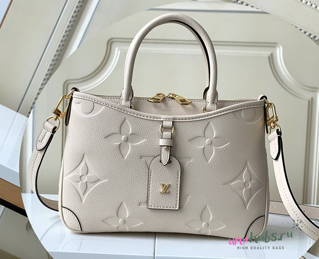 Louis Vuitton Trianon Cream PM Leather Bag  - 1