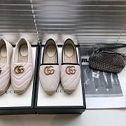 Gucci white flats - 1