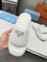 Prada women white sandals - 3