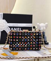 Chanel evening black glass pearl bag  - 1