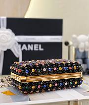 Chanel evening black glass pearl bag  - 5