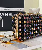 Chanel evening black glass pearl bag  - 2