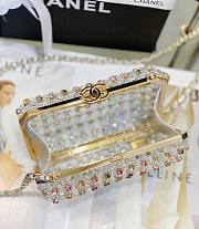 Chanel evening white glass pearl bag - 5