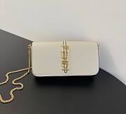 Fendi Graphy white leather chain wallet  - 1