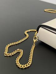 Fendi Graphy white leather chain wallet  - 5