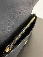 Fendi Graphy black leather chain wallet - 2