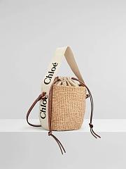 Chloe woody small brown basket bag - 1