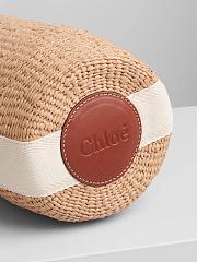 Chloe woody small brown basket bag - 4