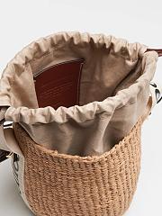 Chloe woody small brown basket bag - 2