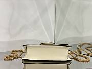 Valentino Garavani Locò white leather crossbody bag - 6