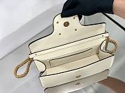 Valentino Garavani Locò white leather crossbody bag - 4