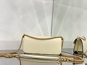 Valentino Garavani Locò white leather crossbody bag - 3