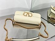 Valentino Garavani Locò white leather crossbody bag - 2