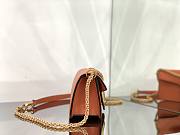 Valentino Garavani Locò orange leather crossbody bag - 2