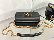 Valentino Garavani Locò black leather crossbody bag - 2