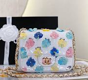 Chanel Mini CF Sequin Flower Sequin Bag - 1