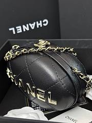 Chanel Clutch Black Lambskin Gold Hardware Bag - 6