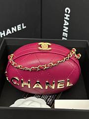 Chanel Clutch Hot Pink Lambskin Gold Hardware Bag - 1