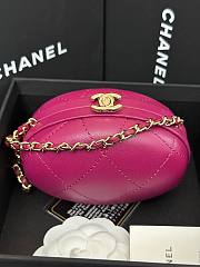 Chanel Clutch Hot Pink Lambskin Gold Hardware Bag - 4