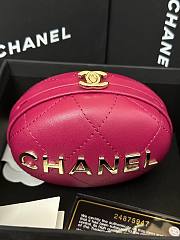 Chanel Clutch Hot Pink Lambskin Gold Hardware Bag - 2