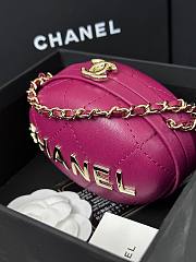 Chanel Clutch Hot Pink Lambskin Gold Hardware Bag - 3