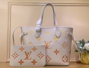 Louis Vuitton Neverfull New Orange Monogram M46514 Bag - 1