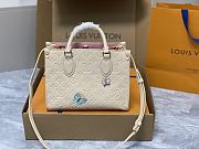 Louis Vuitton x YK Onthego Beige PM M21732 Bag - 5