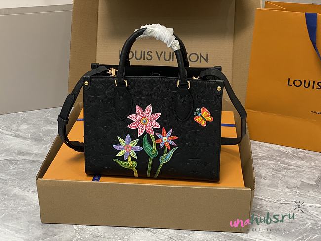 Louis Vuitton x YK Onthego Black PM M21732 Bag - 1