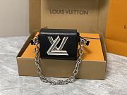 Louis Vuitton Twist Lock XL M22296 Black Leather Bag - 1