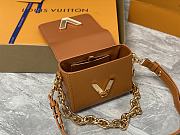 Louis Vuitton Twist Lock XL M22296 Brown Leather Bag - 5