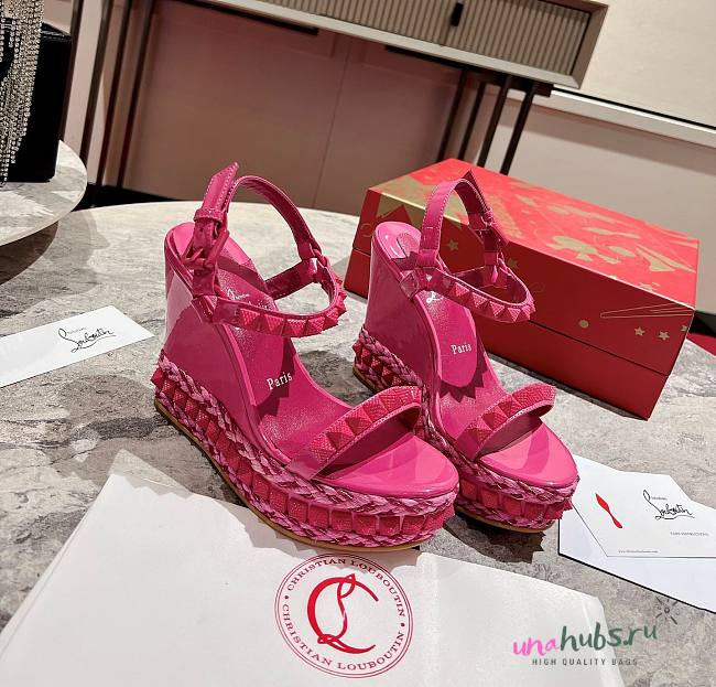 Christian Louboutin Pink 110 Sandals - 1