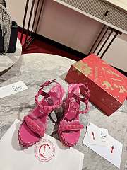 Christian Louboutin Pink 110 Sandals - 5