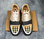 Burberry beige check ramsay sneakers - 3