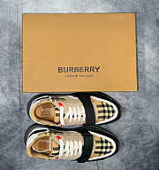 Burberry beige check ramsay sneakers - 2