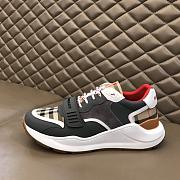 Burberry black check ramsay sneakers - 2