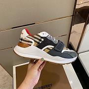 Burberry black check ramsay sneakers 02 - 5