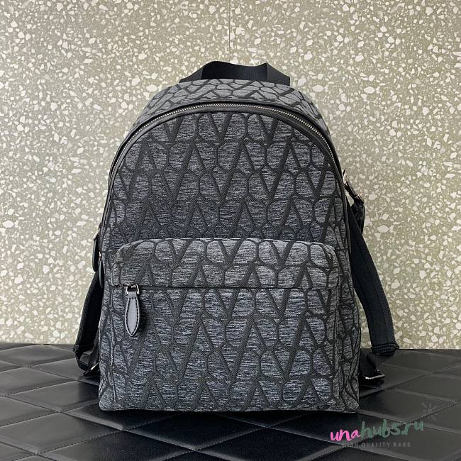 Valentino black iconographe backpack  - 1