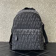 Valentino black iconographe backpack  - 1