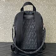 Valentino black iconographe backpack  - 3